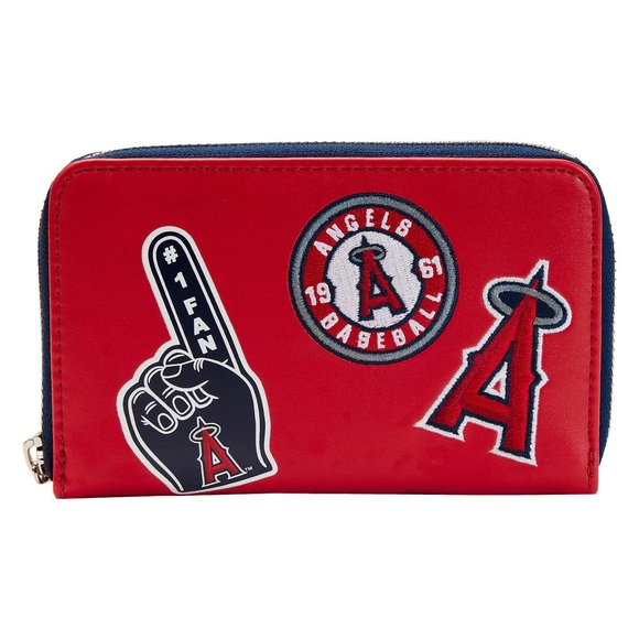 Loungefly Exclusive - MLB Los Angeles Angels Baseball Patch Wallet NWT - Picture 2 of 9